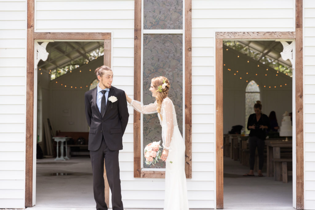 First Look Photos - Melbourne FL Wedding Photographer 